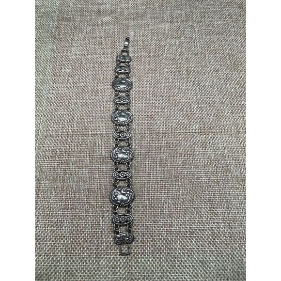 Brighton Bracelet 5889 Silver Floral Link - Picture 3 of 8